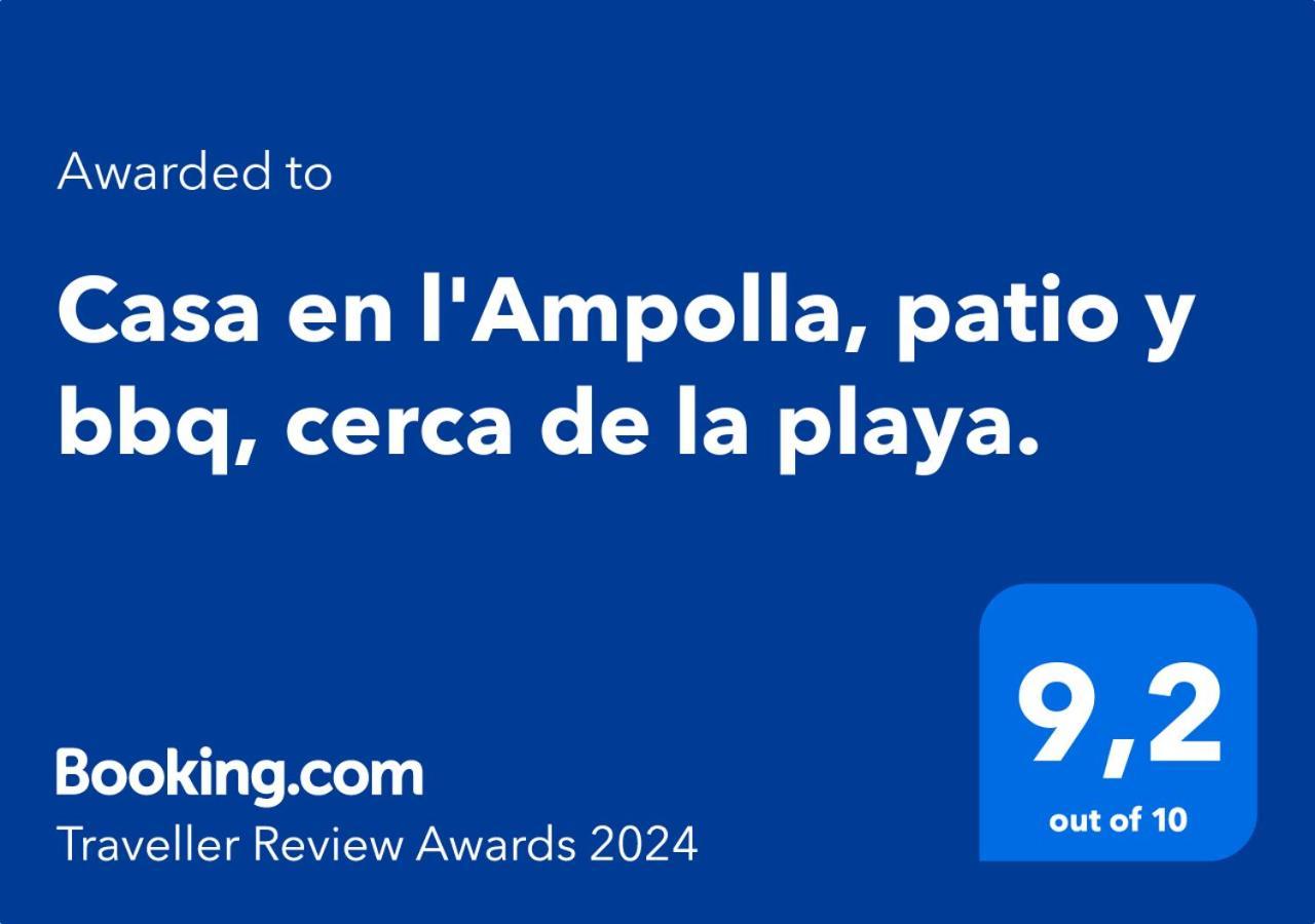 Casa En L'Ampolla, Patio Y Bbq, Cerca De La Playa, Pet Friendly Βίλα Εξωτερικό φωτογραφία